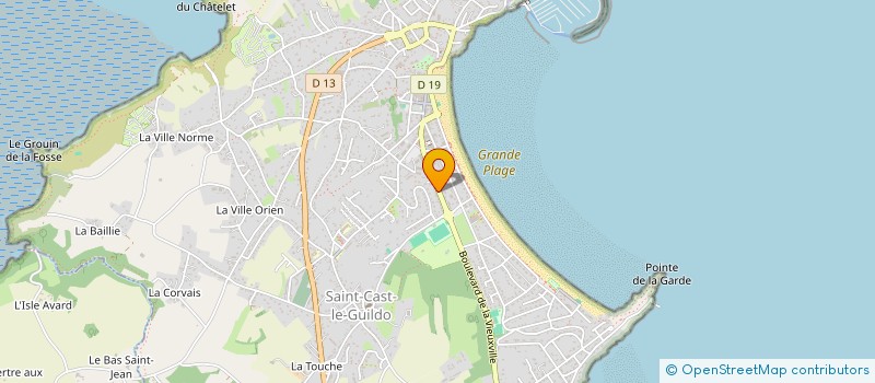 localisation de l'entreprise LES PRINCESSES CASTINES  SAINT-CAST-LE-GUILDO