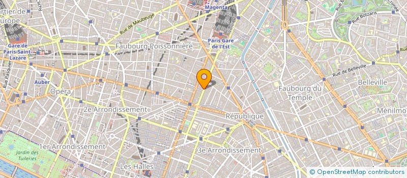 localisation de l'entreprise LES PRINCESSES DE LA BEAUTE  PARIS