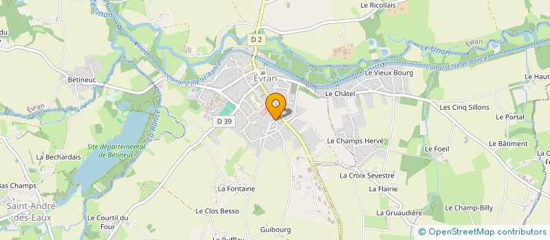 localisation de l'entreprise LES PRINCESSES DU DESERT ROSE  EVRAN