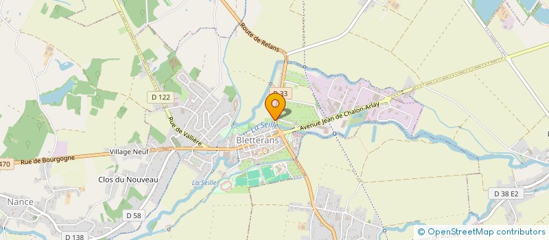 localisation de l'entreprise LES PRINCIERES  BLETTERANS