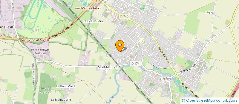 localisation de l'entreprise LES PRINSEINSES  AIFFRES