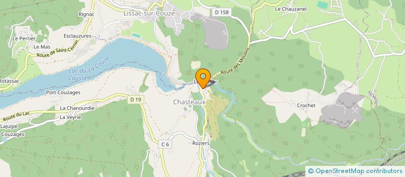 localisation de l'entreprise LES PRINTANNELLES  SAINT-PANTALEON-DE-LARCHE