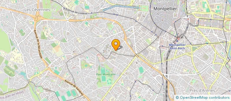 localisation de l'entreprise LES PRIVILODGES DEVELOPPEMENT à MONTPELLIER