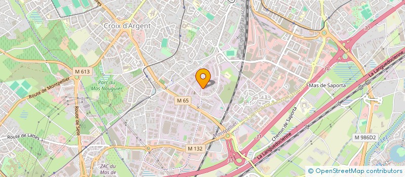 localisation de l'entreprise LES PRO DU TETRIS à MONTPELLIER