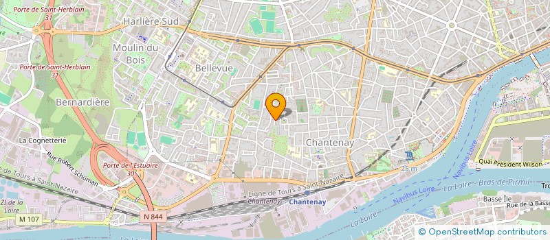 localisation de l'entreprise LES PRODIGIEUSES à NANTES
