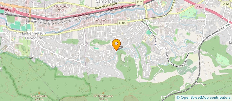 localisation de l'entreprise LES PRODS  LA BOUILLADISSE