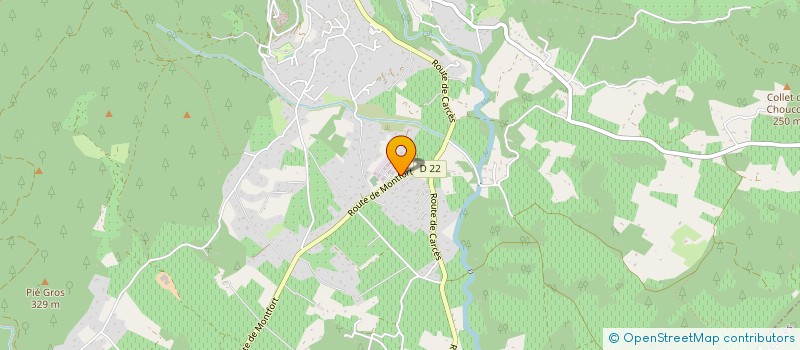 localisation de l'entreprise LES PRODUCTEURS à COTIGNAC