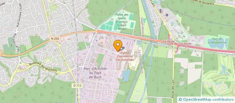 localisation de l'entreprise LES PRODUCTEURS DE FRAICHEUR D'ICI à LA TESTE-DE-BUCH