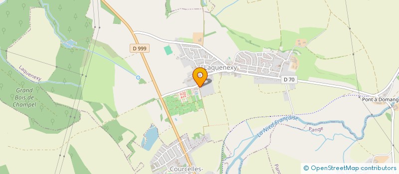 localisation de l'entreprise LES PRODUCTEURS DE FRUITS MOSELLANS à LAQUENEXY