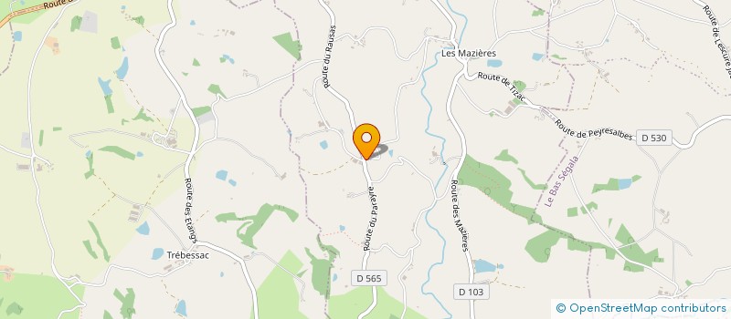 localisation de l'entreprise LES PRODUCTEURS DE LA SERENE  LUNAC