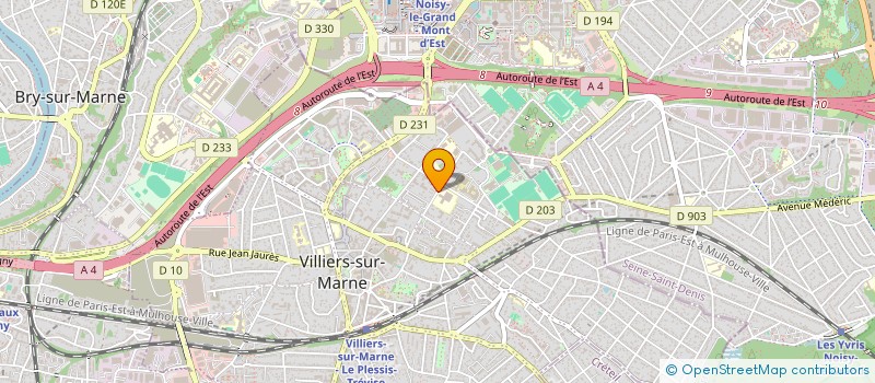 localisation de l'entreprise LES PRODUCTEURS DE NOS TERROIRS à VILLIERS-SUR-MARNE