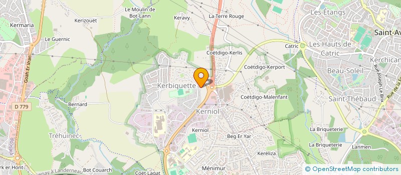 localisation de l'entreprise LES PRODUCTEURS DU COIN à VANNES