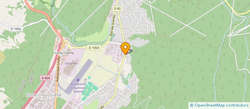 localisation de l'entreprise LES PRODUCTEURS DU HAUT BUGEY à ARBENT