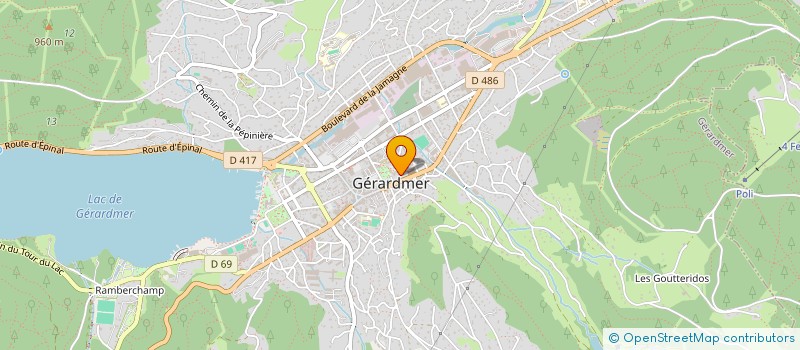 localisation de l'entreprise LES PRODUCTEURS VOSGIENS à GERARDMER