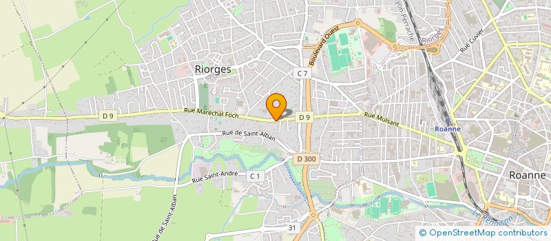 localisation de l'entreprise LES PRODUCTIONS ADONIS à RIORGES