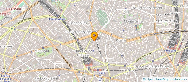 localisation de l'entreprise LES PRODUCTIONS BAGHEERA  PARIS