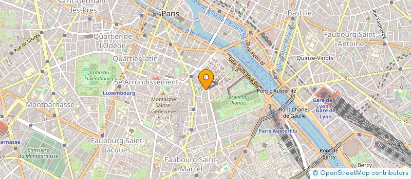 localisation de l'entreprise LES PRODUCTIONS BELLAROTONDA  PARIS