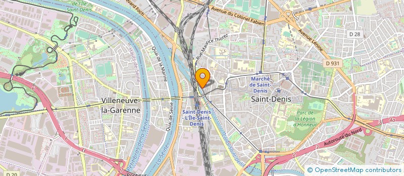 localisation de l'entreprise LES PRODUCTIONS BILOBA à SAINT-DENIS