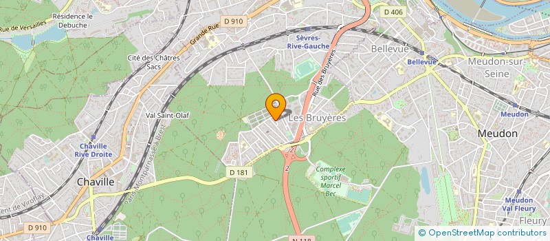 localisation de l'entreprise LES PRODUCTIONS DAVIS BOYER à SEVRES