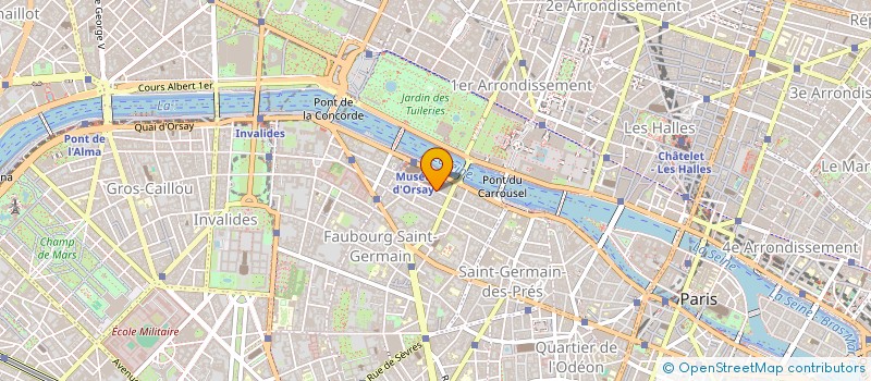 localisation de l'entreprise LES PRODUCTIONS DE L AURIGE à PARIS