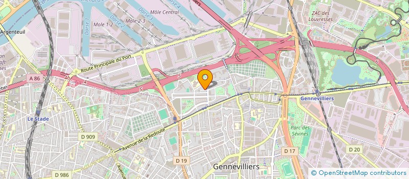 localisation de l'entreprise LES PRODUCTIONS DE L'ESSENTIEL à GENNEVILLIERS