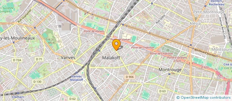 localisation de l'entreprise LES PRODUCTIONS DE L'EXPLORATEURS à MALAKOFF
