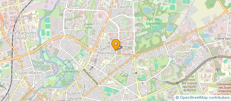localisation de l'entreprise LES PRODUCTIONS DE LA COCCINELLE à RENNES