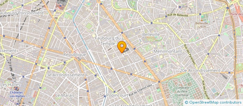 localisation de l'entreprise LES PRODUCTIONS DE LA FALAISE - LA FALAISE PROD  PARIS