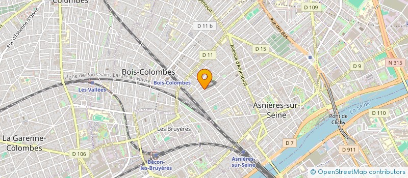localisation de l'entreprise LES PRODUCTIONS DE LA FOURMI à ASNIERES-SUR-SEINE