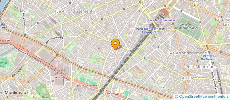 localisation de l'entreprise LES PRODUCTIONS DE LA PETITE COUR  PARIS