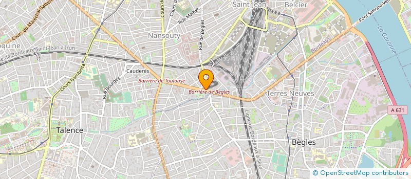 localisation de l'entreprise LES PRODUCTIONS DU COLONEL à BORDEAUX