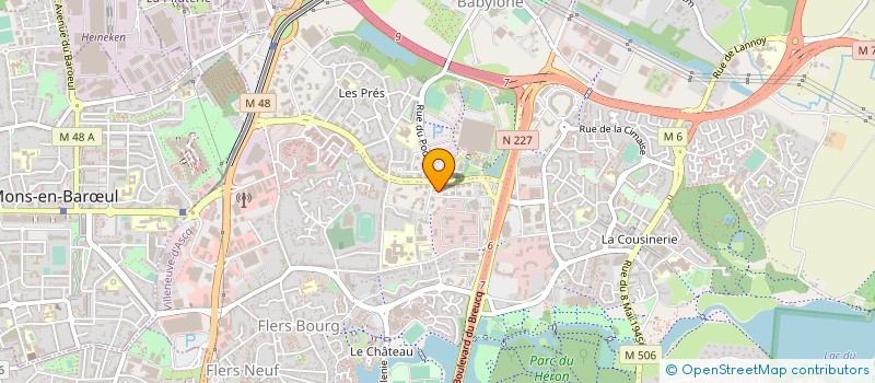 localisation de l'entreprise LES PRODUCTIONS DU FIL ROUGE à VILLENEUVE-D'ASCQ