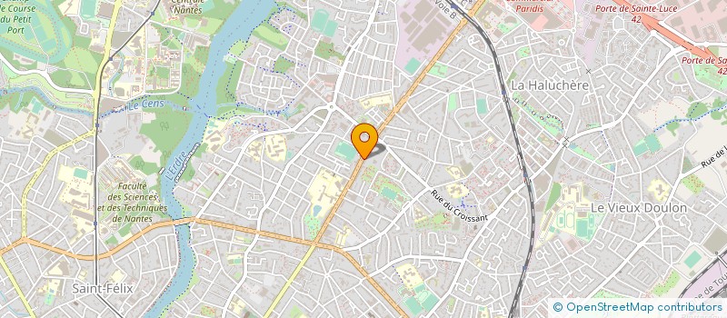 localisation de l'entreprise LES PRODUCTIONS DU MOUFLON  NANTES