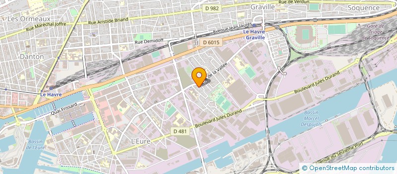 localisation de l'entreprise LES PRODUCTIONS DU PAQUEBOT à LE HAVRE