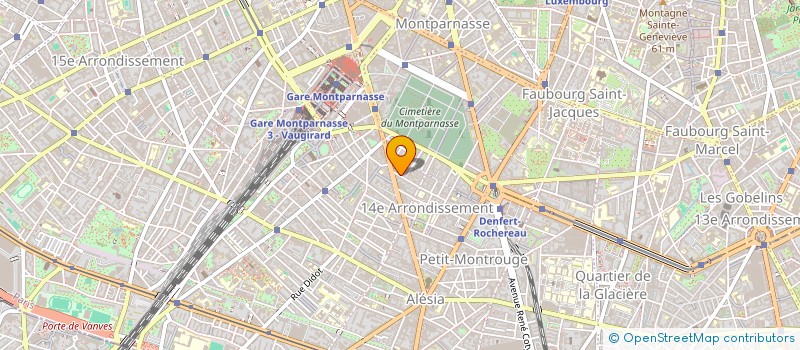 localisation de l'entreprise LES PRODUCTIONS DU PENDULE à PARIS