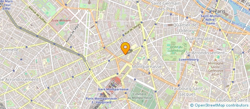 localisation de l'entreprise LES PRODUCTIONS DU PETIT LION  PARIS