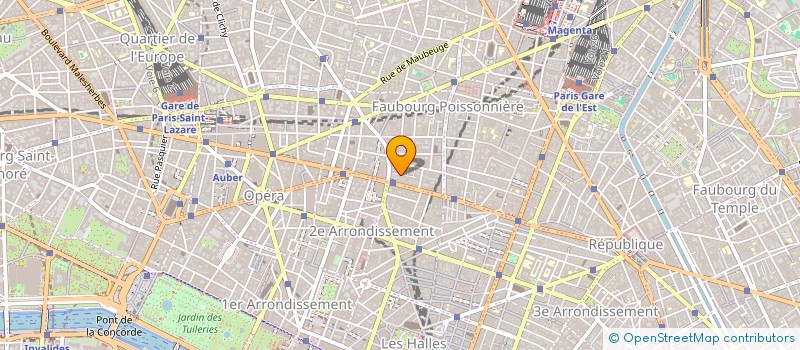 localisation de l'entreprise LES PRODUCTIONS DU RIRE  PARIS