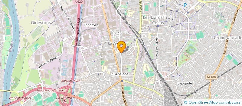 localisation de l'entreprise LES PRODUCTIONS DU SILENCE à TOULOUSE