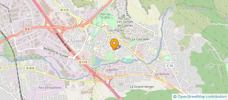 localisation de l'entreprise LES PRODUCTIONS DU SOUS MARIN  VITROLLES