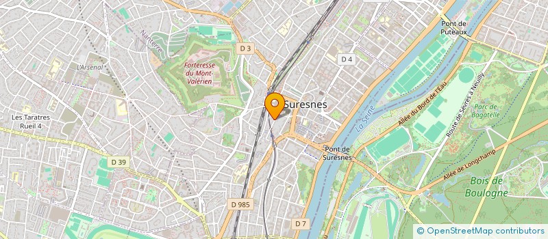 localisation de l'entreprise LES PRODUCTIONS JACQUES CANETTI à SURESNES