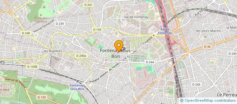 localisation de l'entreprise LES PRODUCTIONS NOCTURNES à FONTENAY-SOUS-BOIS