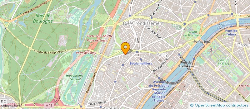localisation de l'entreprise LES PRODUCTIONS RENE GOSCINNY à PARIS