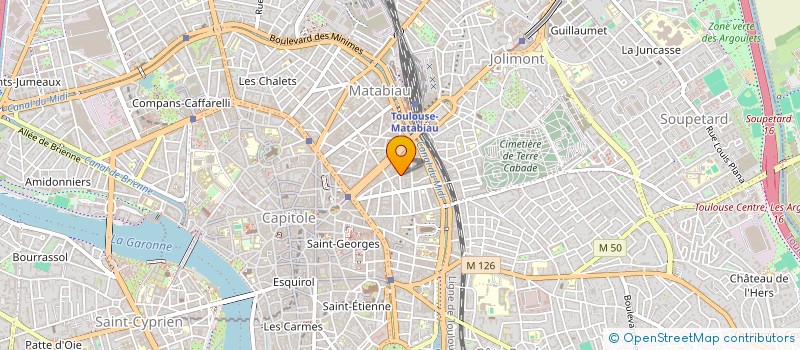 localisation de l'entreprise LES PRODUCTIONS UROGALLES à TOULOUSE
