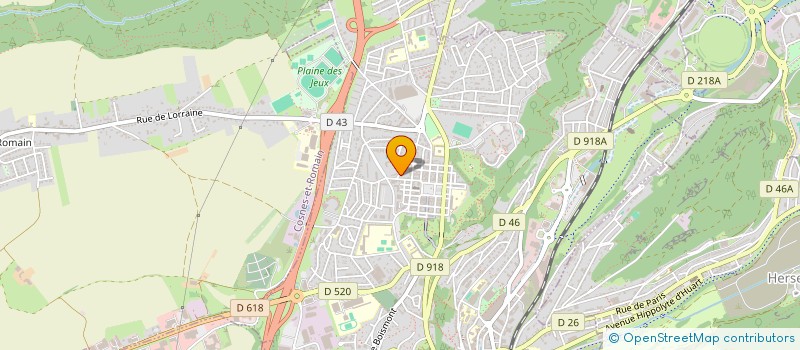 localisation de l'entreprise LES PRODUCTIONS ZYRYAB à LONGWY