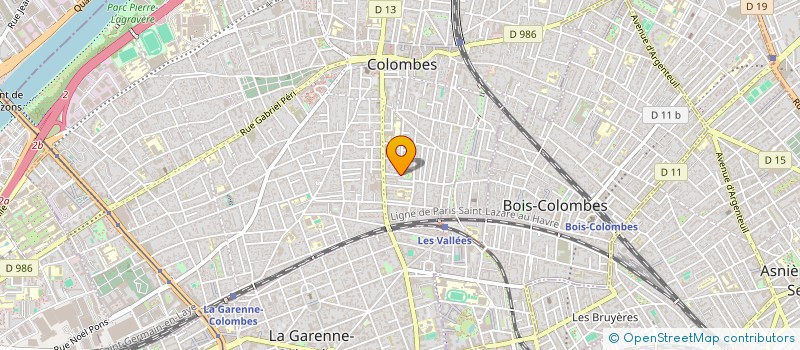 localisation de l'entreprise LES PRODUCTIONS2 à COLOMBES