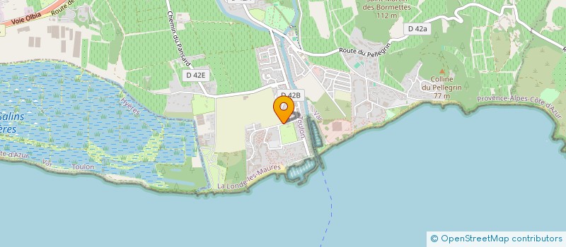 localisation de l'entreprise LES PRODUITS DES MAURES  LA LONDE-LES-MAURES