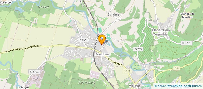 localisation de l'entreprise LES PRODUITS DU SOLEIL à CHATEAU-CHALON
