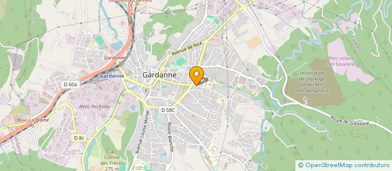 localisation de l'entreprise LES PROF'AUTEURS  GARDANNE