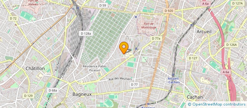 localisation de l'entreprise LES PROFESSIONNELS DE REALISATION DES TRAVAUX D'ISOLATION à BAGNEUX