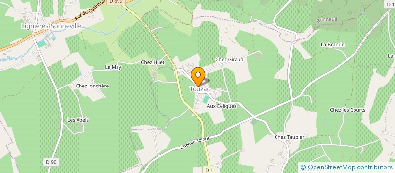 localisation de l'entreprise LES PROFESSIONNELS DE SANTE CASTELNOVIENS à CHATEAUNEUF-SUR-CHARENTE